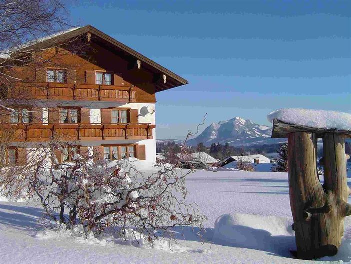 Haus Alpenblick - Südseite im Winter