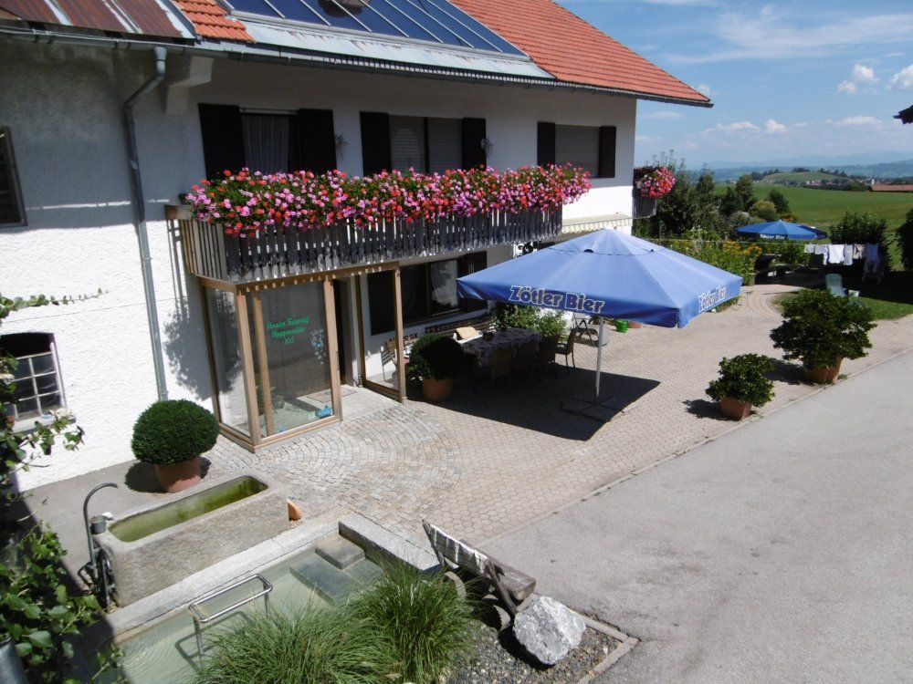 Das Kneippbecken von oben