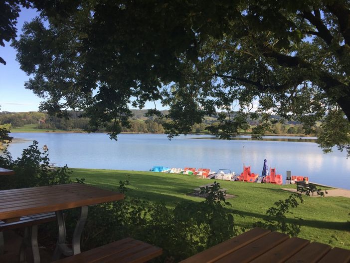 Biergarten beim See