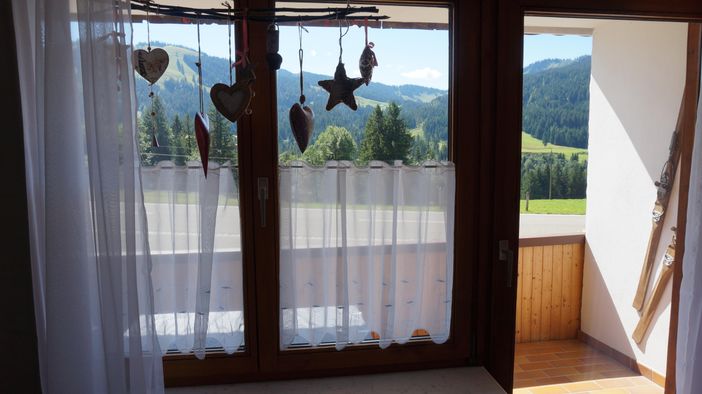 Ausblick vom Balkon