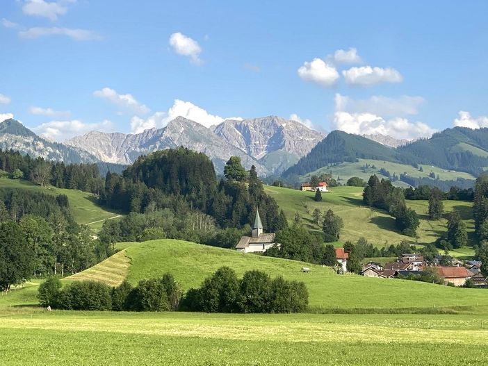 Wanderweg bei Sonthofen