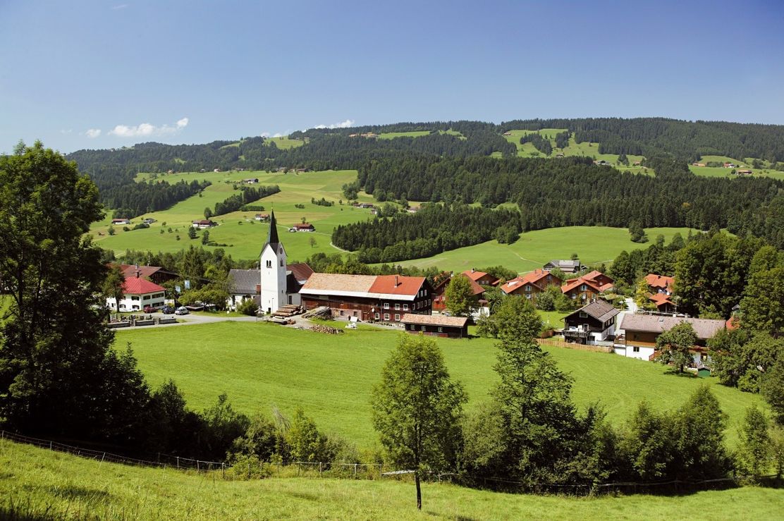 Blick auf den Ortsteil Aach