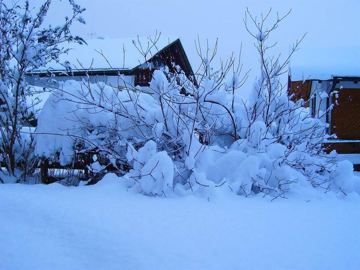 Terrasse im Winter