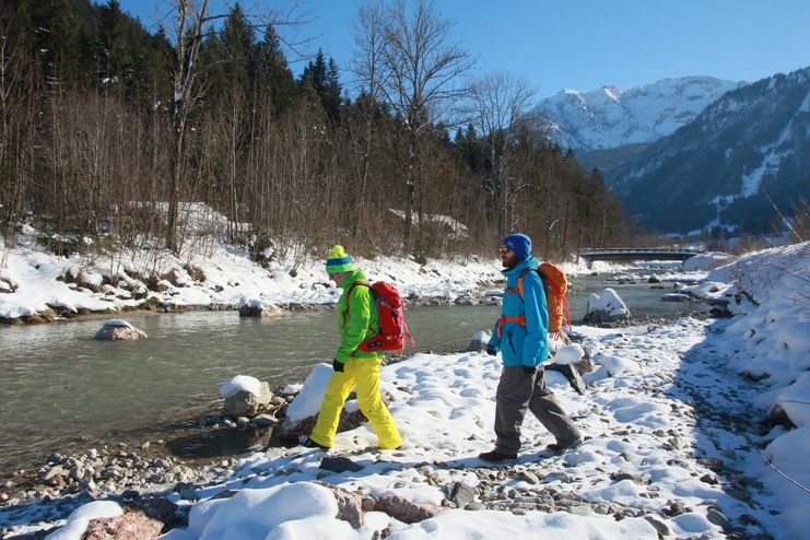 Große Talwanderung -  Winterwanderweg mit Panorama