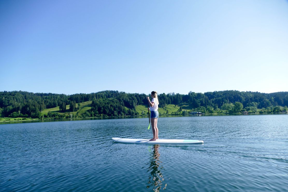 SUP auf dem Großen Alpsee