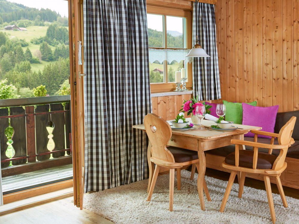 Blick von der Ferienunterkunft in die freie Natur