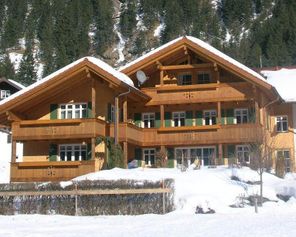 Landhaus auf dem Buck im Winter