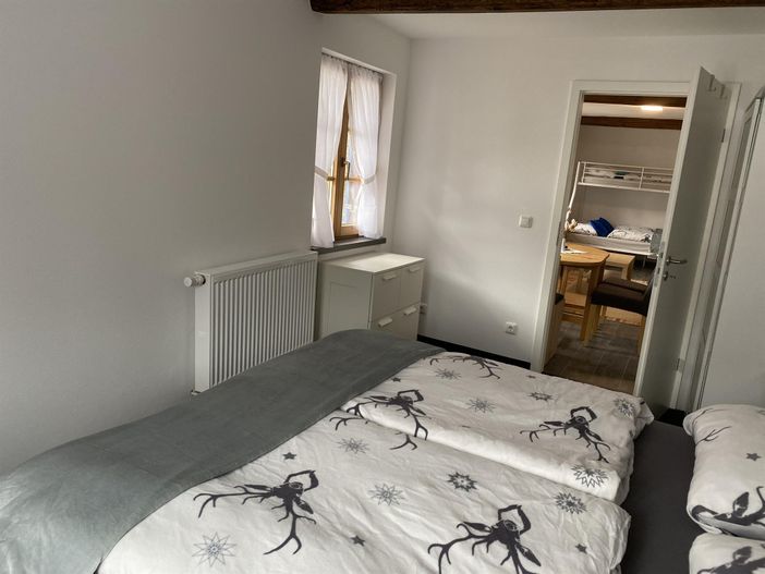Apartment Grünten Schlafzimmer