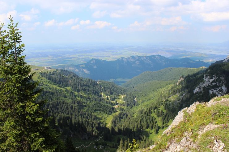 Blick auf das Voralpenland