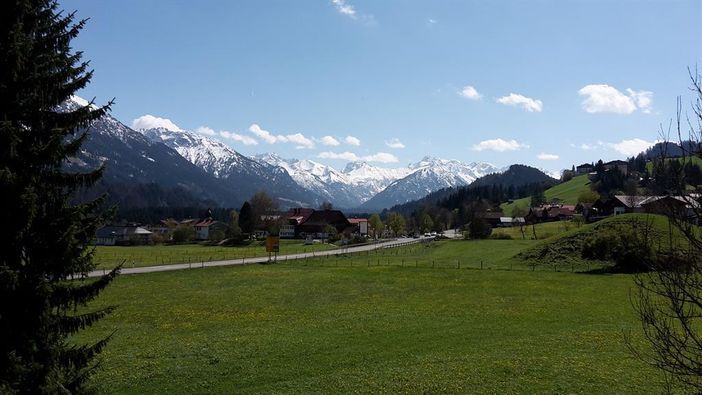 Ferienwohnung Rike, Blick vom Balkon