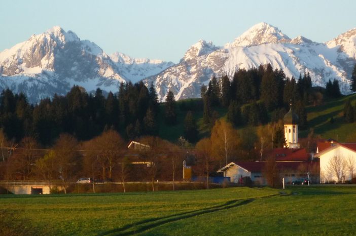 Blick nach Roßhaupten