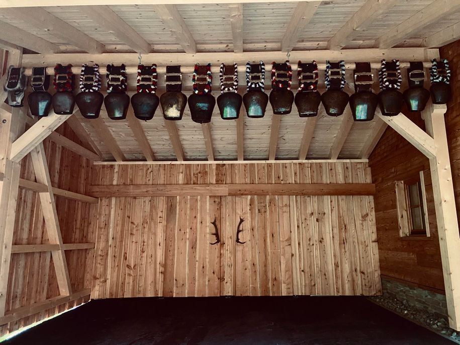 Carport mit Zugschellen