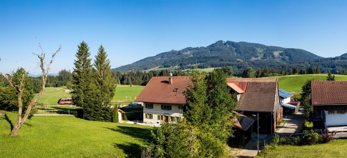 Aussicht mit Bergblick