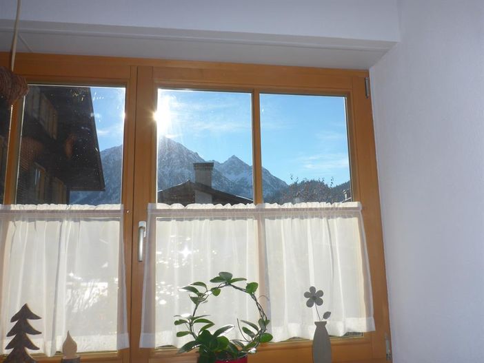 Ausblick vom Wohnraum