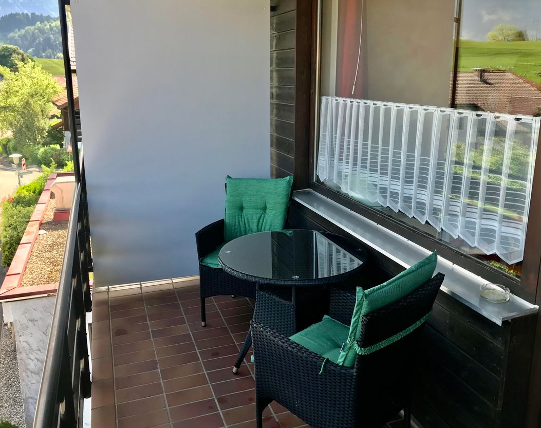 Sitzgruppe am Balkon