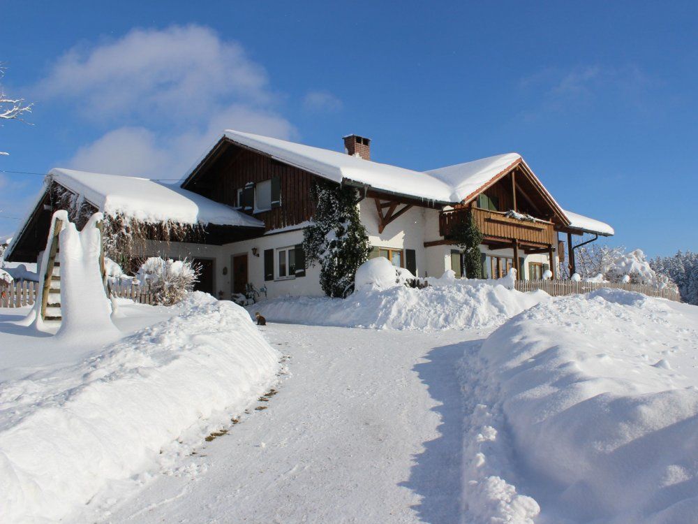 Haus im Winter