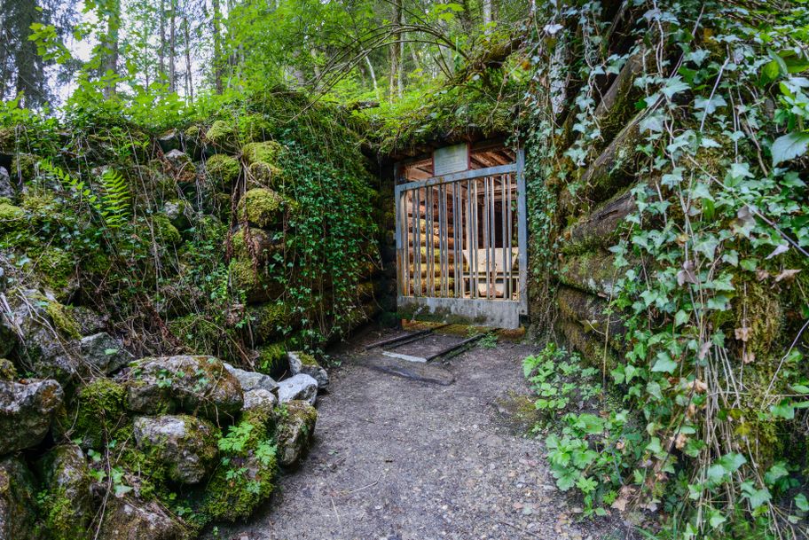 Ehemaliges Kohlebergwerk der Bärenbrauerei im Wertachtal