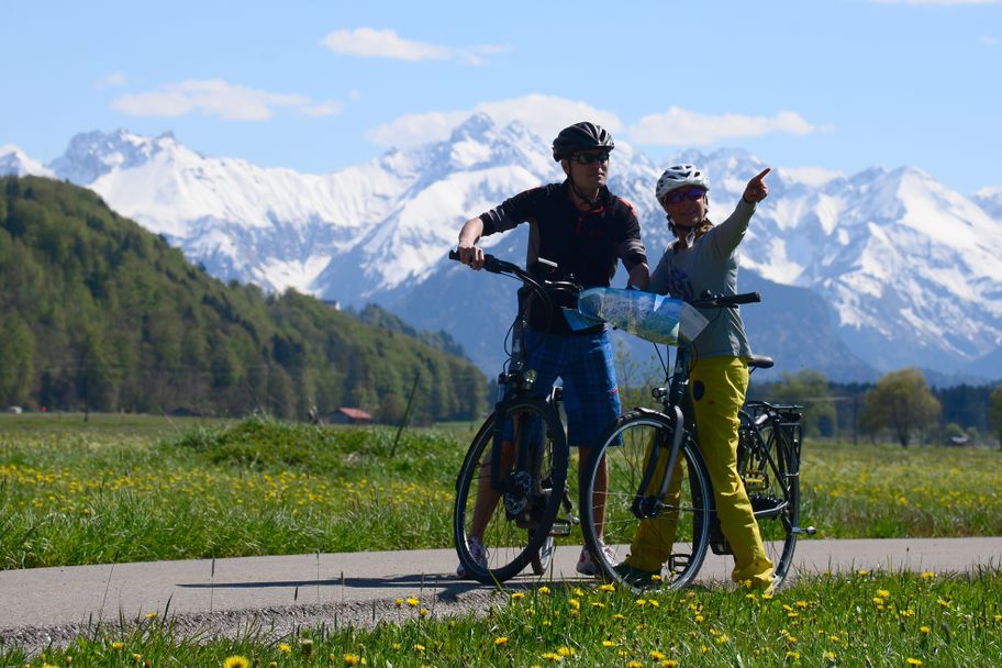 Illerradweg bei Sonthofen