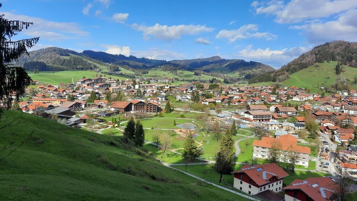 Blick auf Oberstaufen
