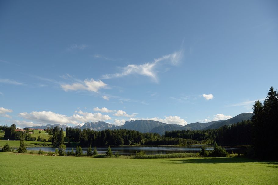 Kögelweiher bei Nesselwang im Allgäu