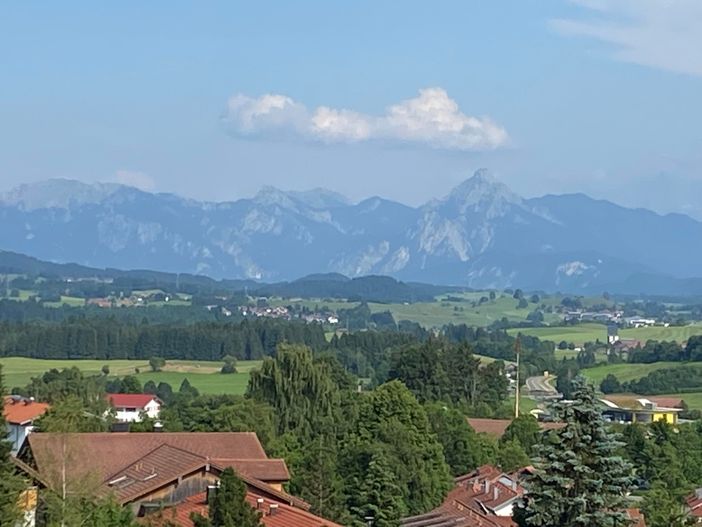 Blick vom Balkon