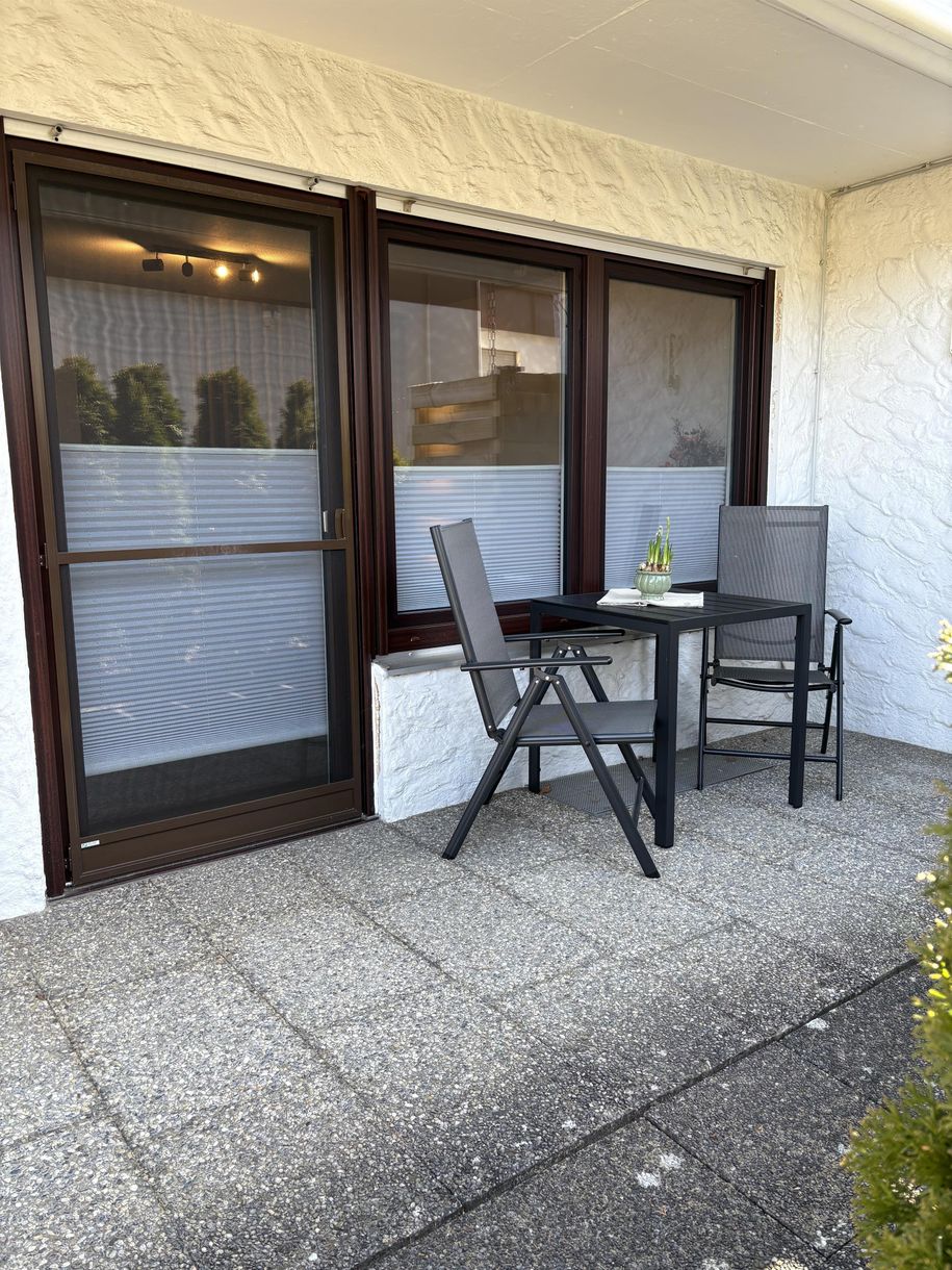 Möblierte Terrasse