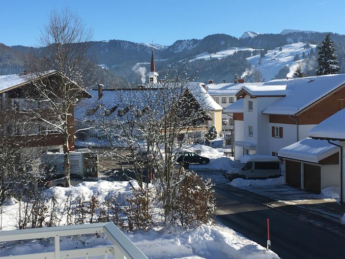 Aussicht bei Schnee