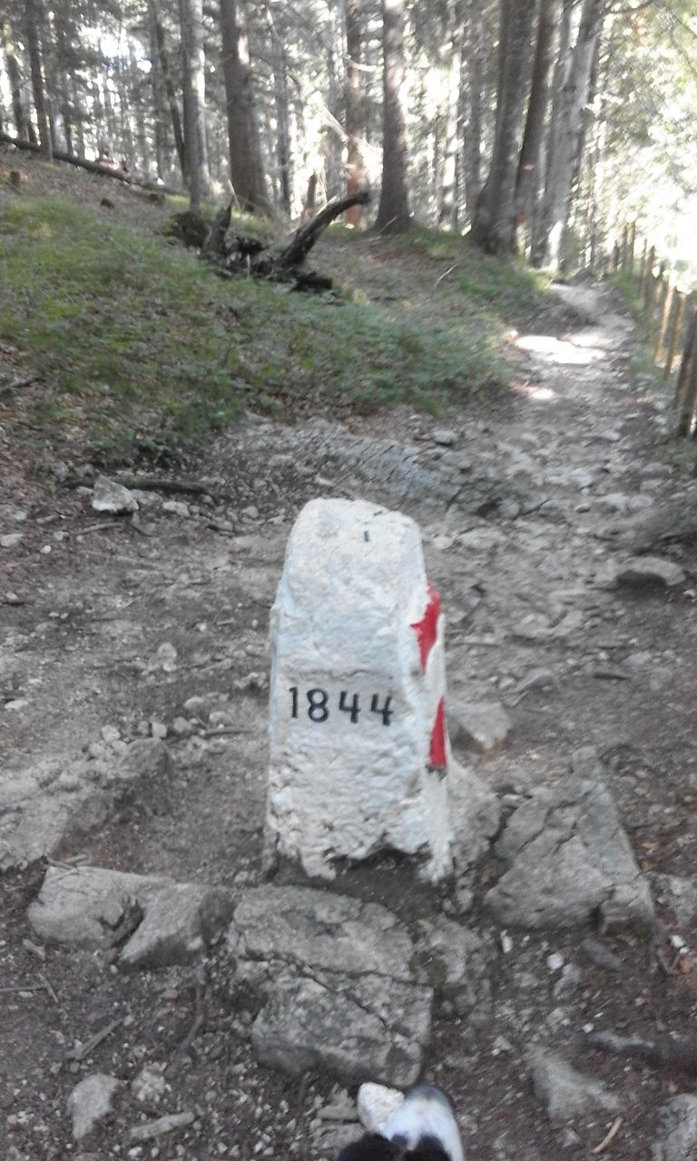 Grenzstein Österreich/Deutschland