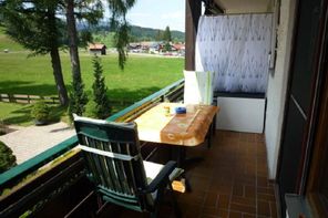 Westbalkon, nachmittags Sonne