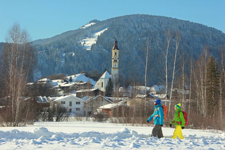 Berger Moosrunde - Winterwanderung durch das Pfrontener Moor