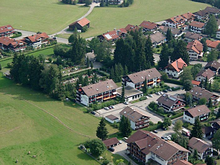 Panorama Ferienwohnung aus der Luft