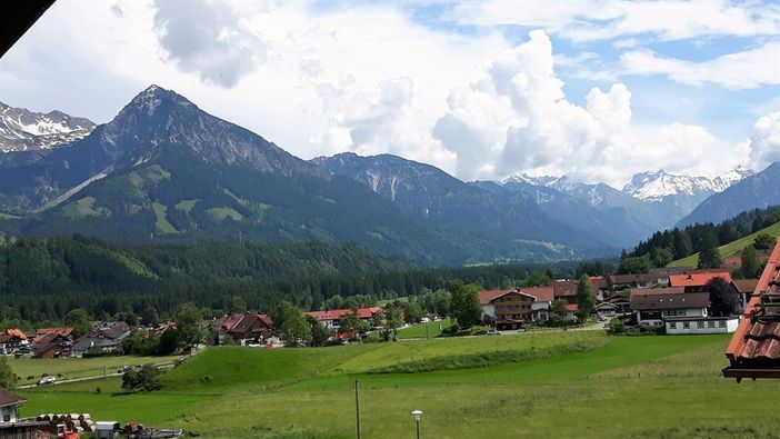 Ausblick vom Balkon