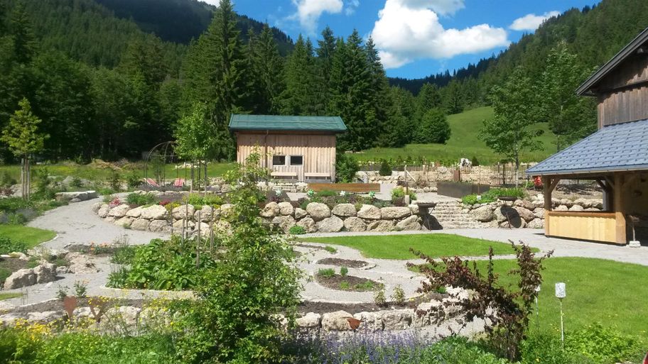 Kräutergarten in Balderschwang im Allgäu