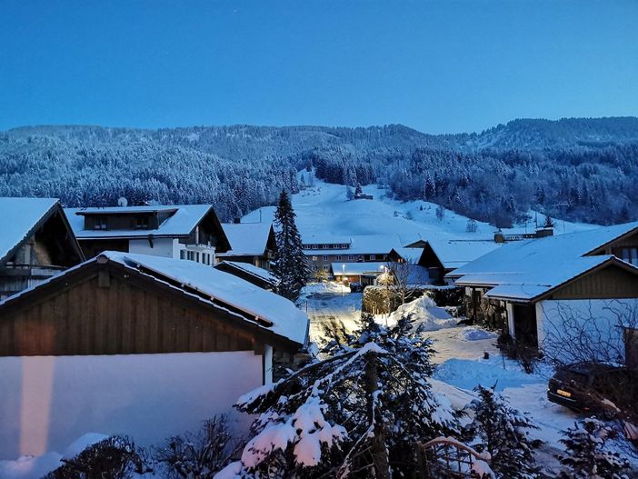 Ausblick zum Berg