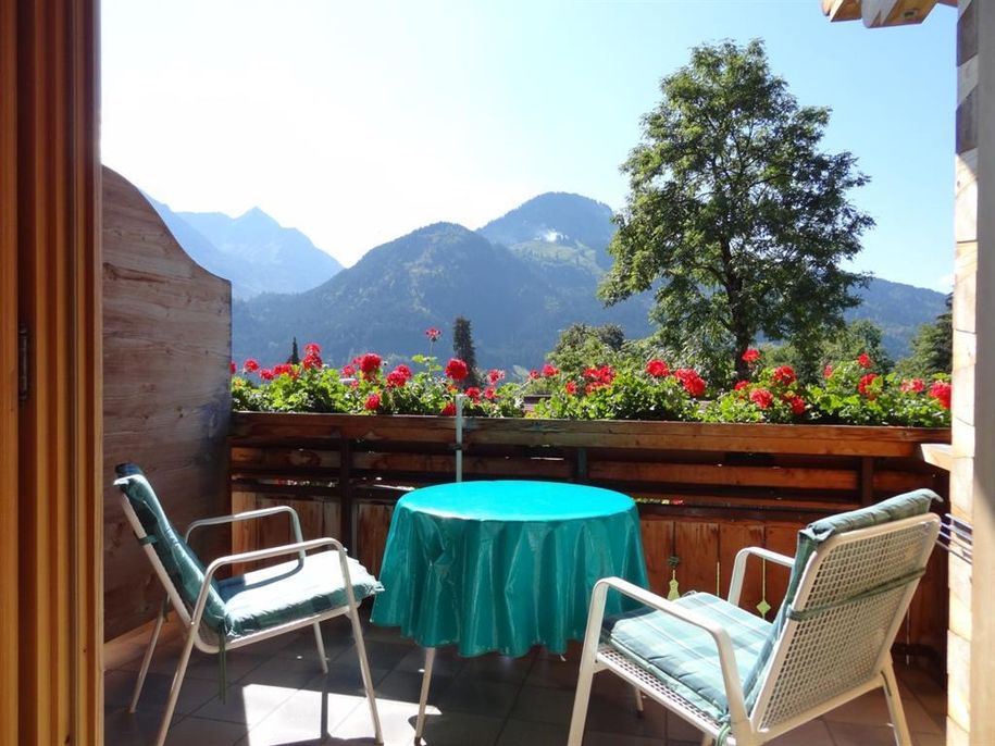 Aussicht und Balkon
