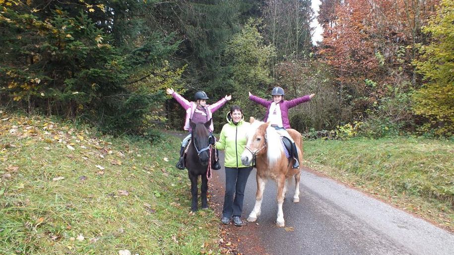 Reiten kann man überall