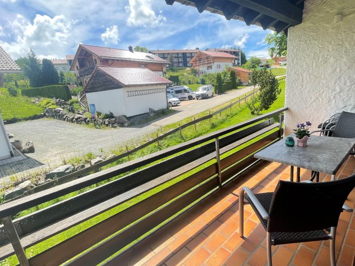 Ausblick Balkon