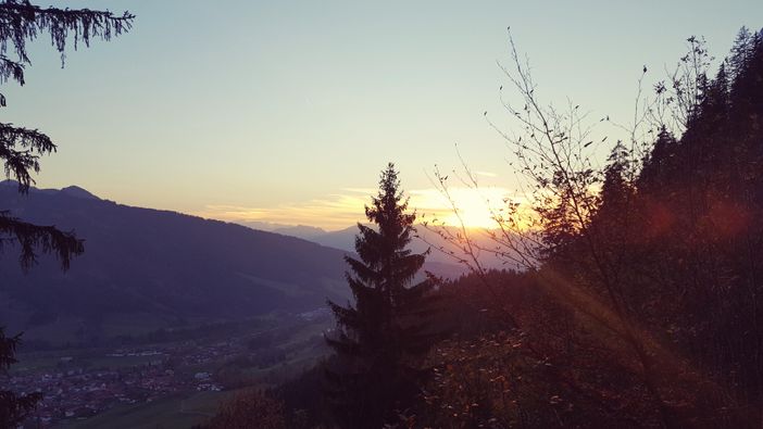 Kellerwandweg Abendstimmung