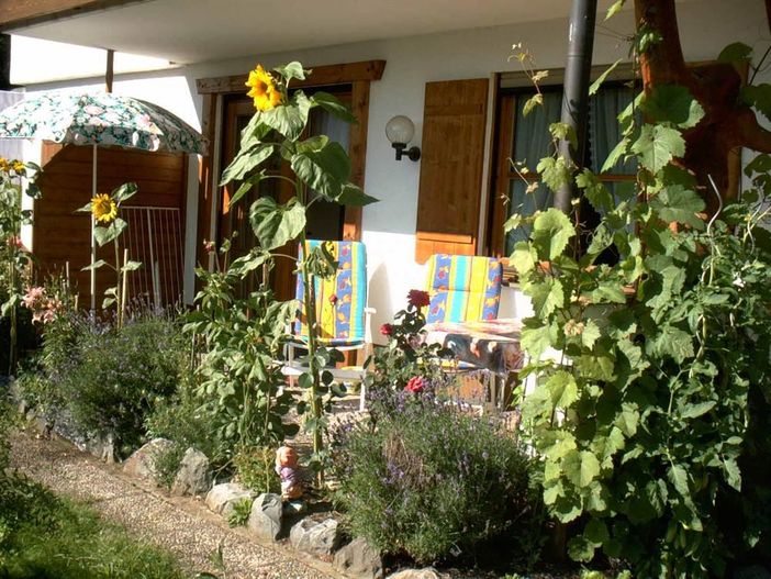 Terasse der Ferienwohnung