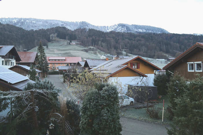 Ausblick zum Berg