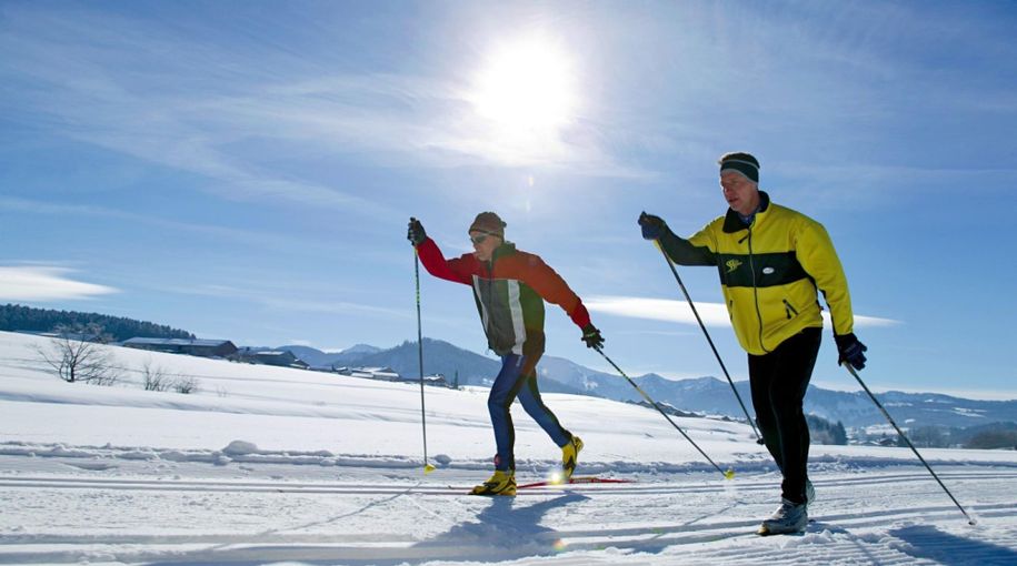 Langlauf- und Skating-Loipen für Sportler