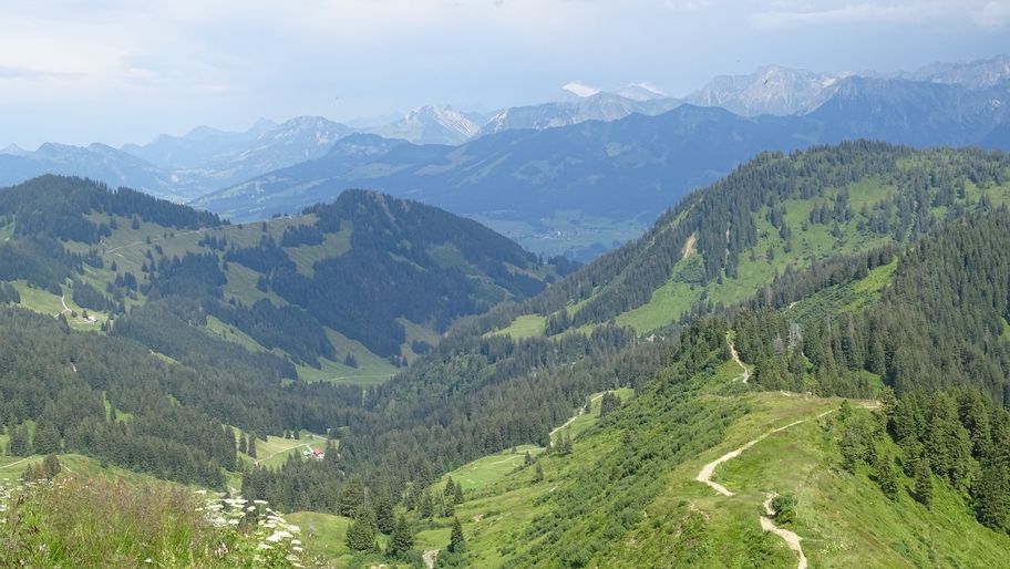 Blick vom Riedberger Horn