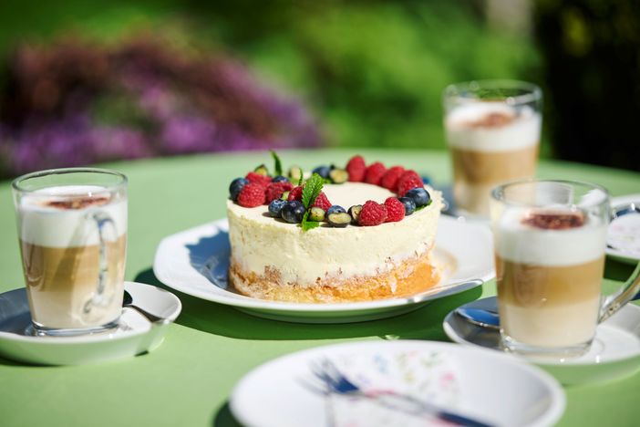 Frühstück im Garten