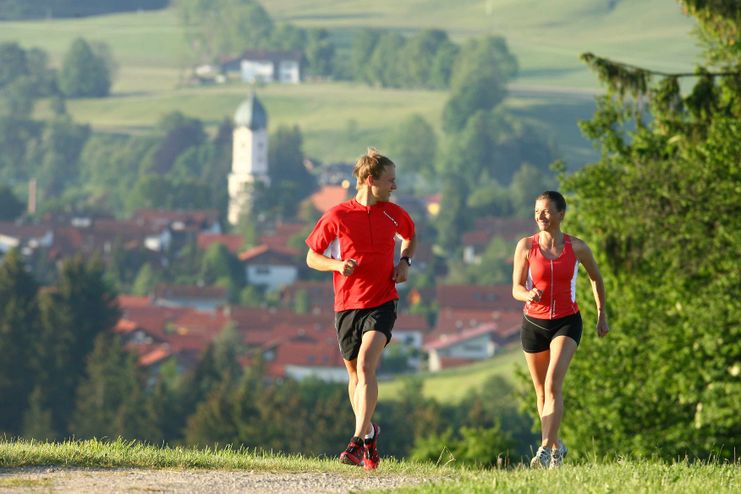 Viertelmarathon mit Start in Nesselwang im Allgäu