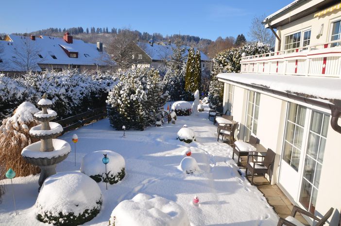 Garten im Winter