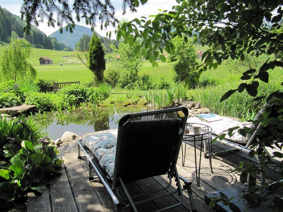 Ausblick am Teich