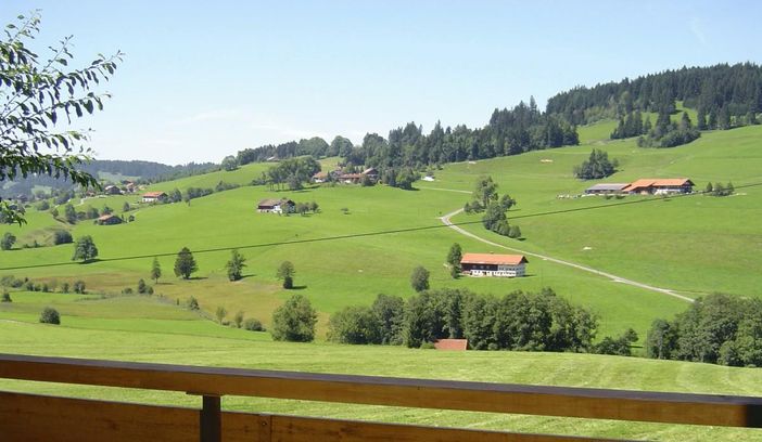 Blick vom Balkon
