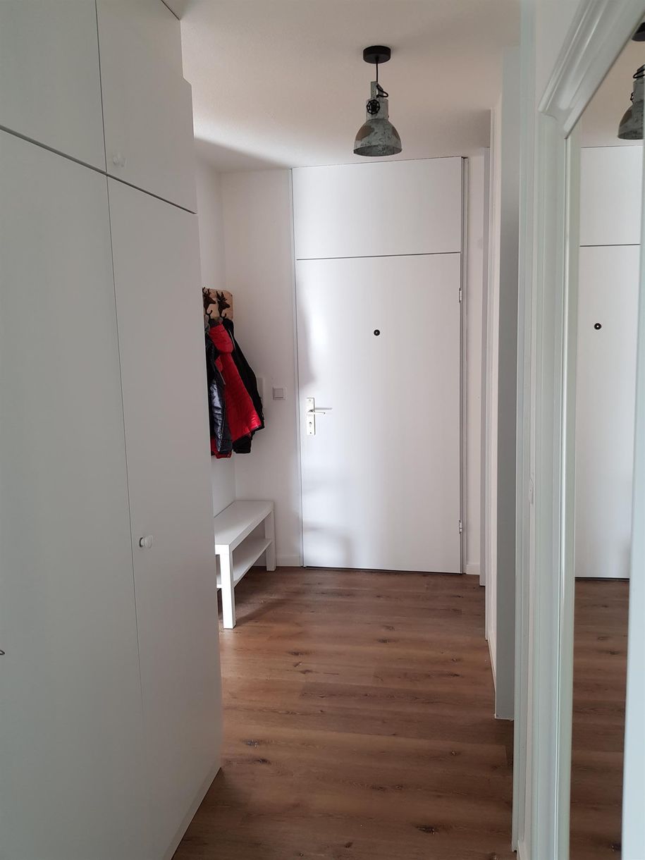 Der Blick zur Eingangstür