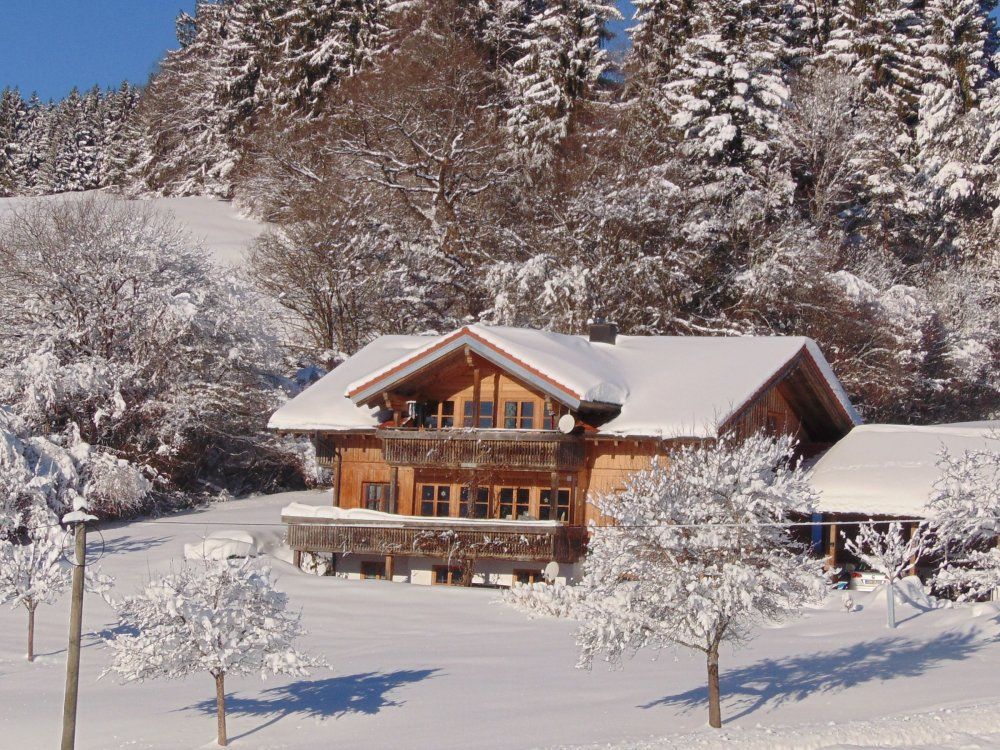 Unser Ferienhaus im Winter