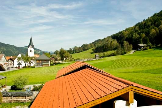Aussicht vom Balkon